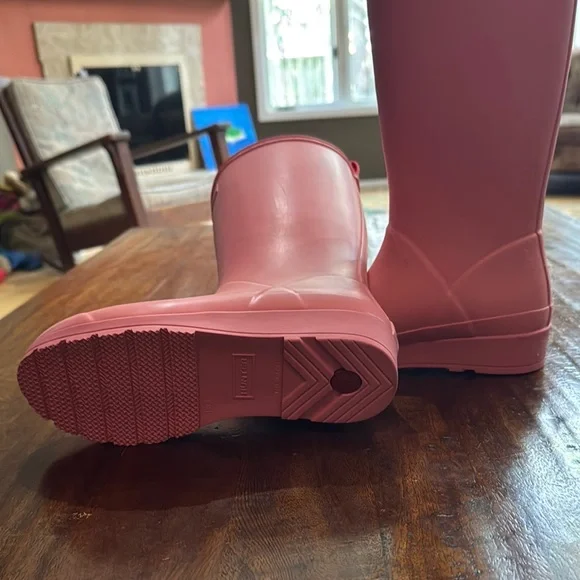 Hunter Pink Winter Rain Boots. NEW NO BOX - Picture 4 of 6
